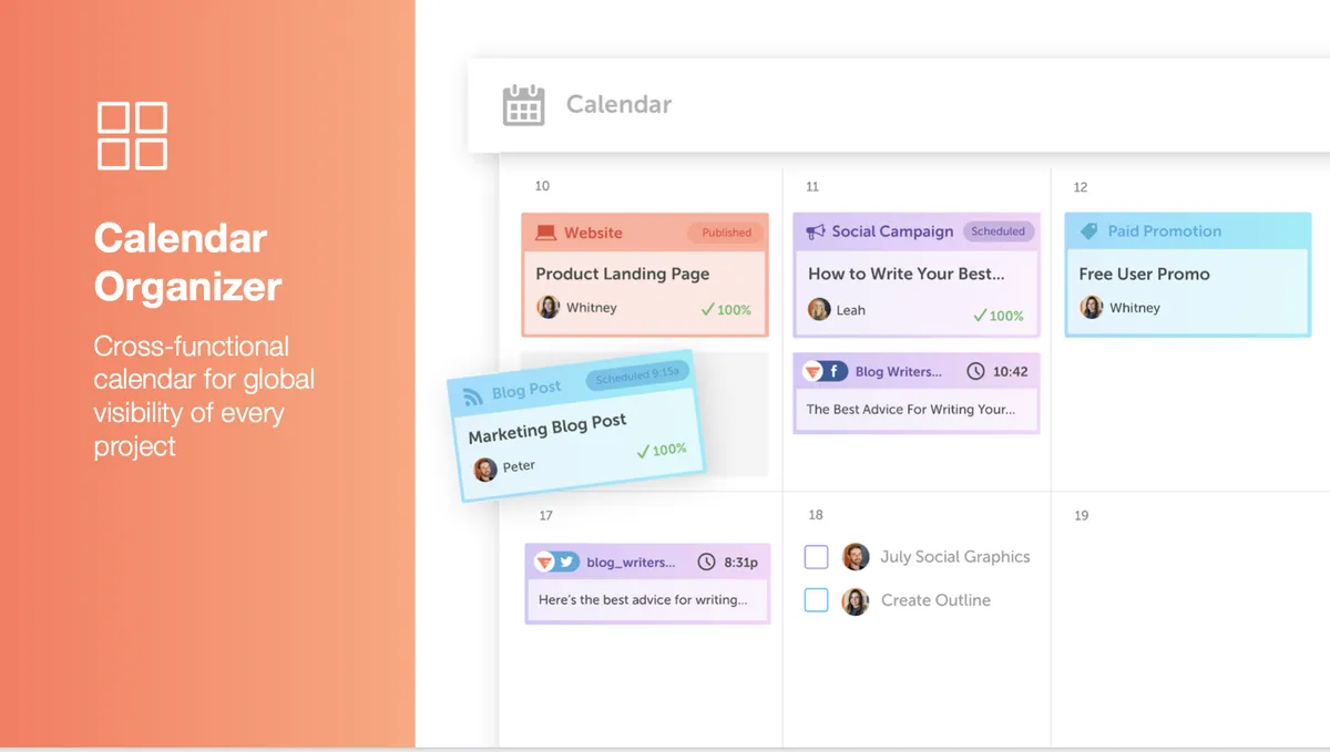 Coschedule : test de l'interface de ce logiciel de marketing sur les réseaux sociaux / social listening pour entreprise Coschedule : test de l'interface de ce logiciel de marketing sur les réseaux sociaux / social listening pour entreprise