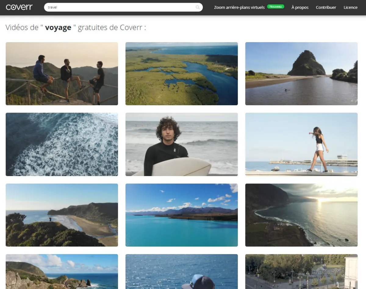 Coverr : test de l'interface de cette banque de vidéos pour entreprise Coverr : test de l'interface de cette banque de vidéos pour entreprise