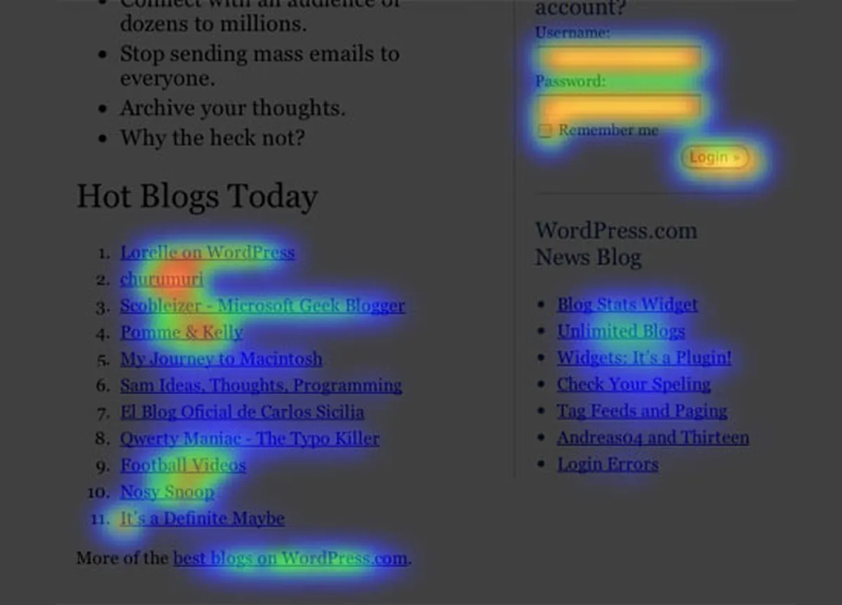 Crazy Egg : test de l'interface de ce logiciel de heatmap / eye tracking pour entreprise Crazy Egg : test de l'interface de ce logiciel de heatmap / eye tracking pour entreprise