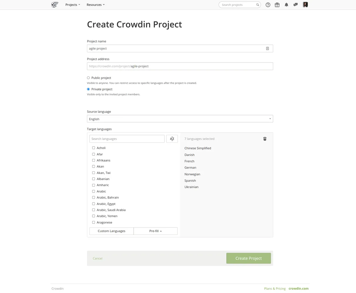 Crowdin : test de l'interface de ce logiciel de traduction pour entreprise Crowdin : test de l'interface de ce logiciel de traduction pour entreprise