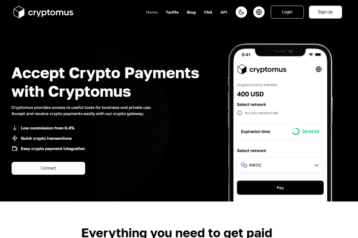 Cryptomus : test de l'interface de cette plateforme de crypto-monnaies pour entreprise Cryptomus : test de l'interface de cette plateforme de crypto-monnaies pour entreprise