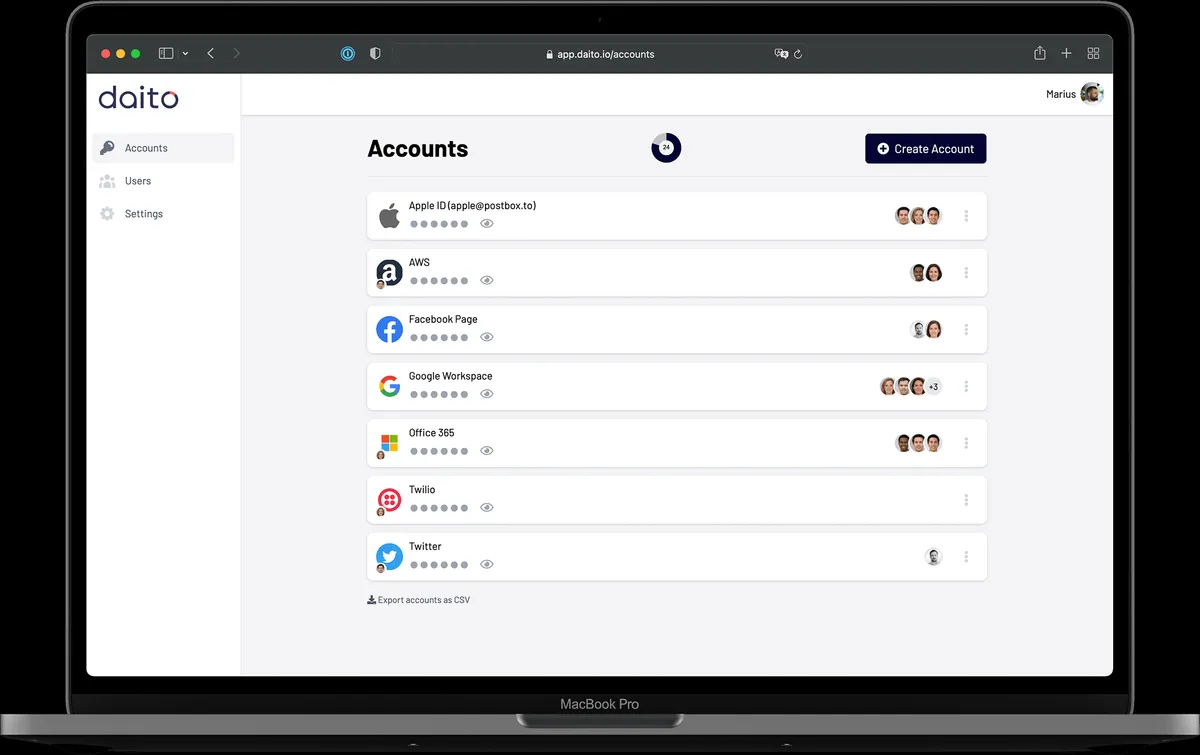 Daito : test de l'interface de ce logiciel d'authentification multifacteur pour entreprise Daito : test de l'interface de ce logiciel d'authentification multifacteur pour entreprise
