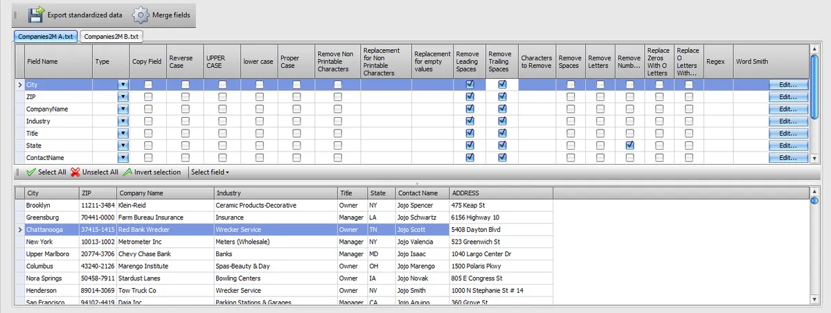 Data Ladder : test de l'interface de ce logiciel de déduplication de données pour entreprise Data Ladder : test de l'interface de ce logiciel de déduplication de données pour entreprise