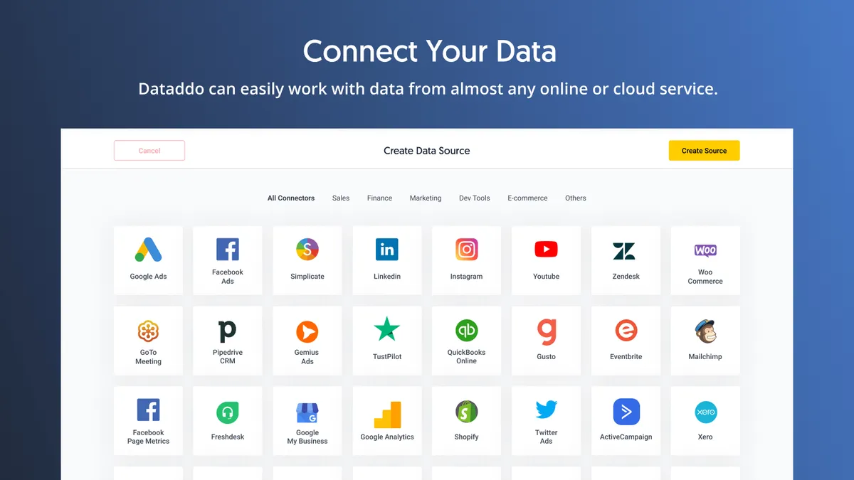 Dataddo : test de l'interface de ce logiciel d'intégration pour entreprise