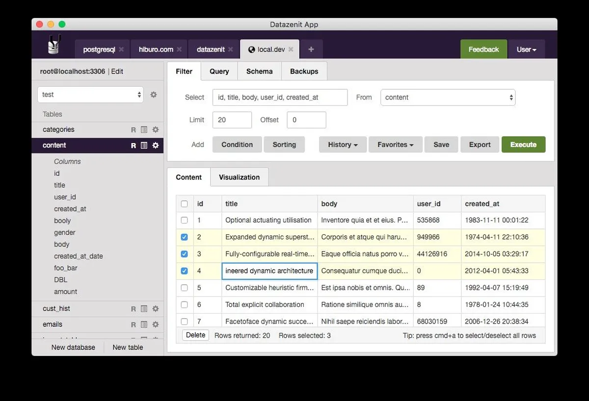 Datazenit : test de l'interface de ce logiciel de gestion de bases de données pour entreprise Datazenit : test de l'interface de ce logiciel de gestion de bases de données pour entreprise