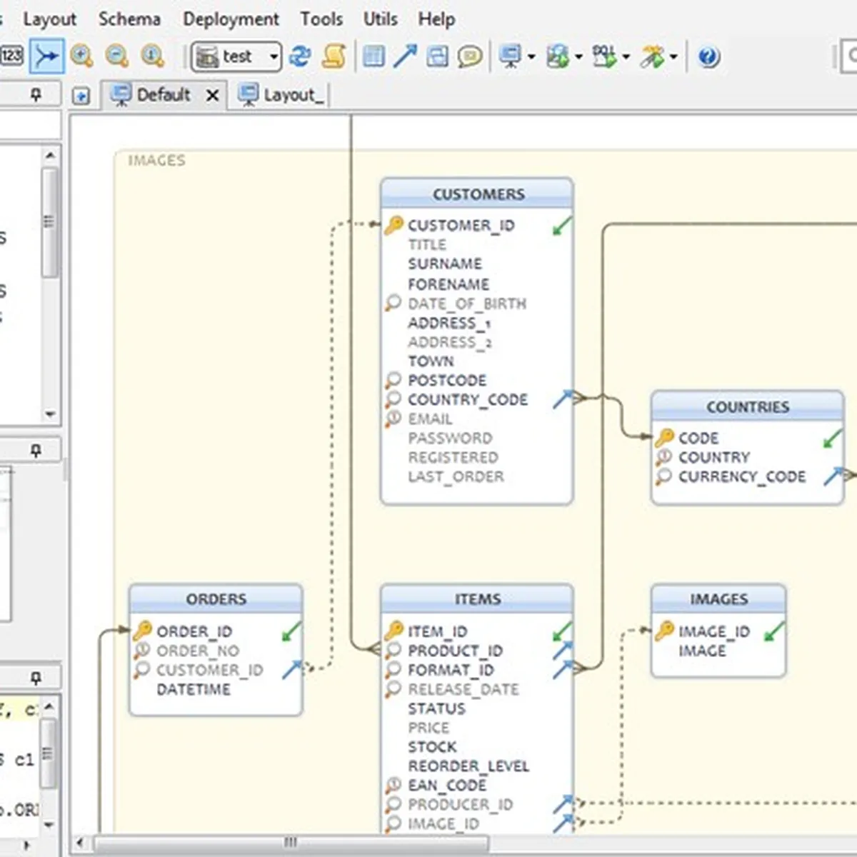 DbSchema : test de l'interface de ce logiciel de gestion de bases de données pour entreprise