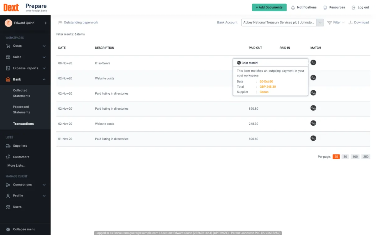 Dext : test de l'interface de ce expert-comptable en ligne pour entreprise