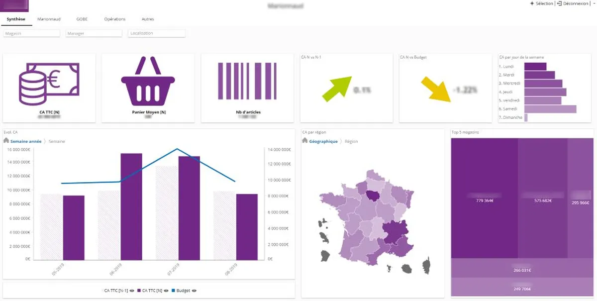 DigDash : test de l'interface de ce logiciel de business intelligence pour entreprise DigDash : test de l'interface de ce logiciel de business intelligence pour entreprise