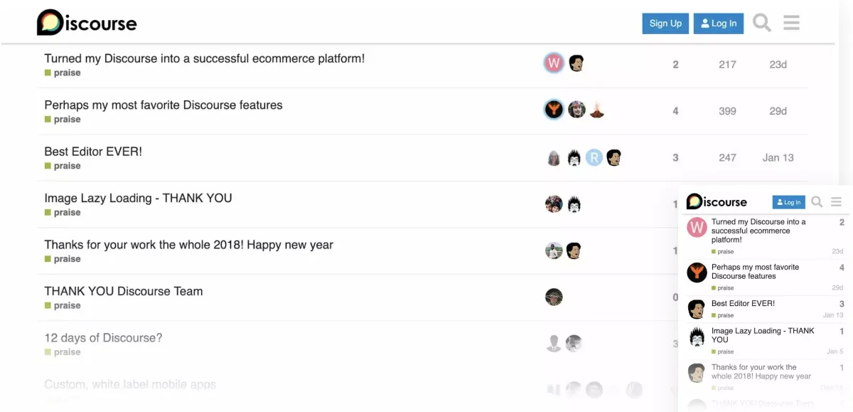 Discourse : test de l'interface de ce logiciel de forums pour entreprise Discourse : test de l'interface de ce logiciel de forums pour entreprise