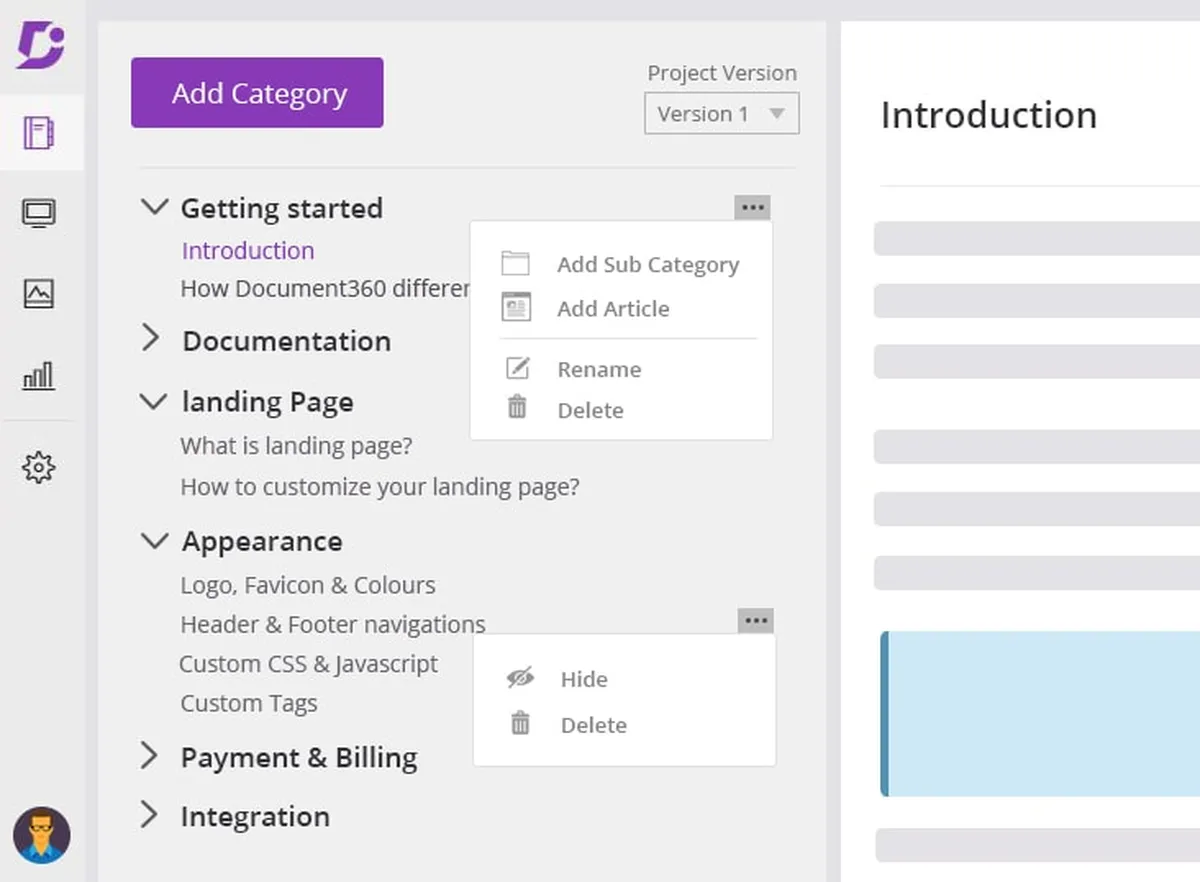 Document360 : test de l'interface de ce logiciel de gestion des connaissances pour entreprise