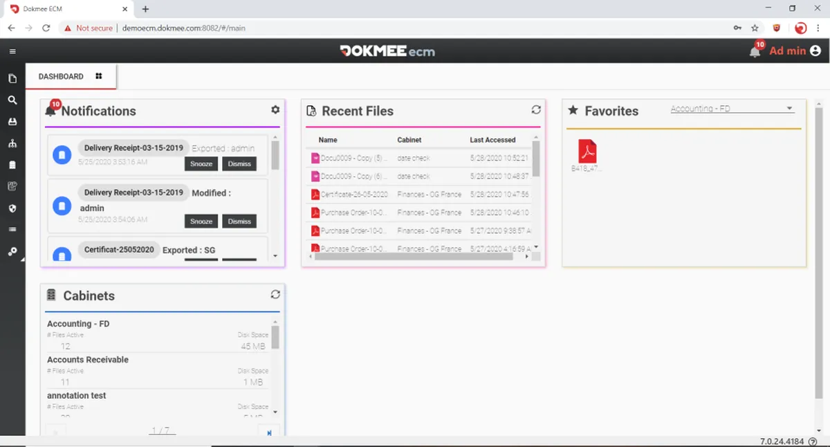 Dokmee : test de l'interface de ce logiciel GED pour entreprise Dokmee : test de l'interface de ce logiciel GED pour entreprise