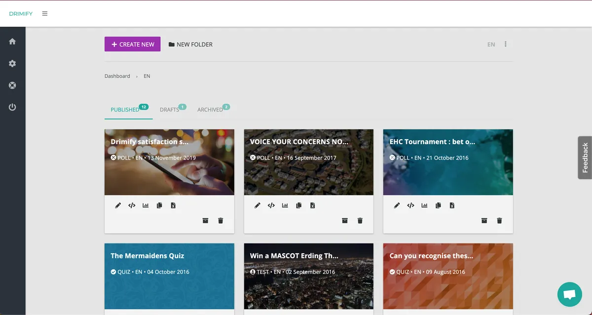 Drimify : test de l'interface de ce logiciel de concours pour entreprise Drimify : test de l'interface de ce logiciel de concours pour entreprise