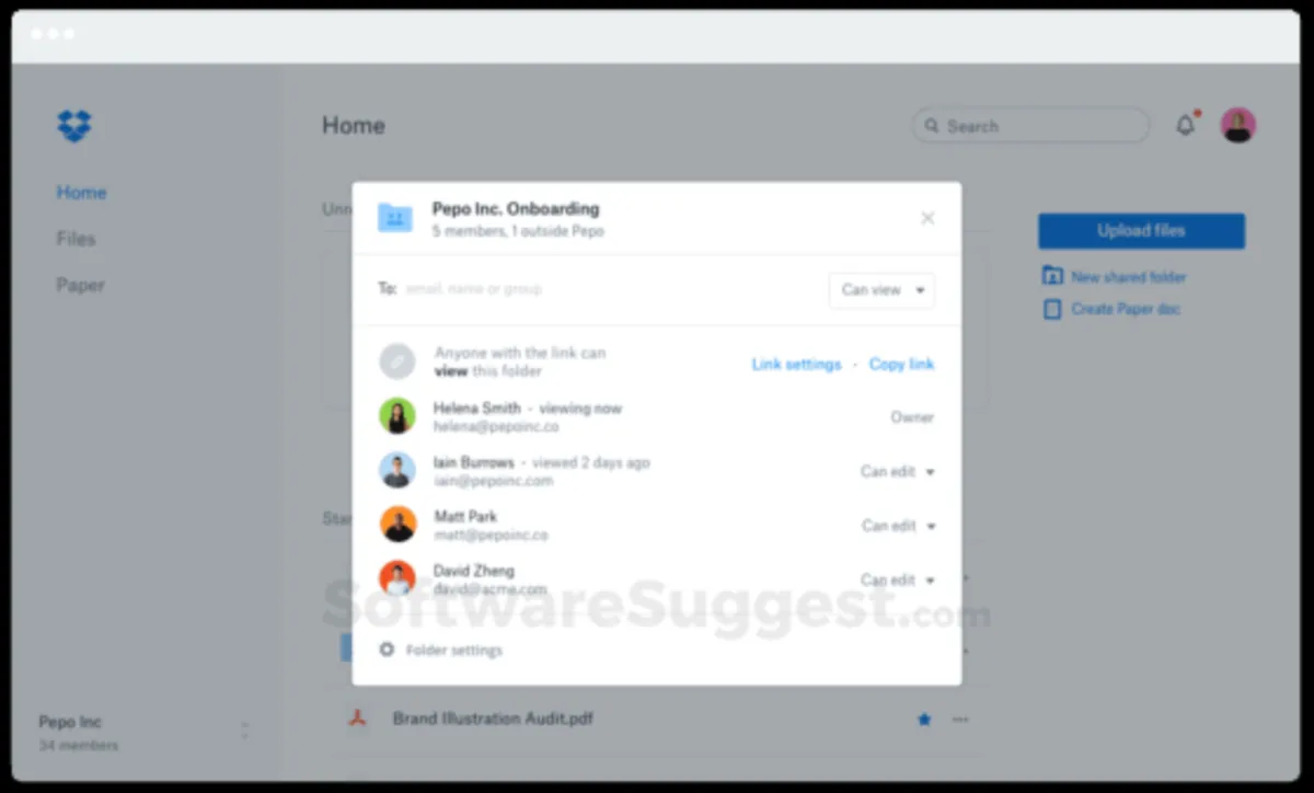 Dropbox : test de l'interface de ce logiciel de stockage / partage fichiers pour entreprise Dropbox : test de l'interface de ce logiciel de stockage / partage fichiers pour entreprise