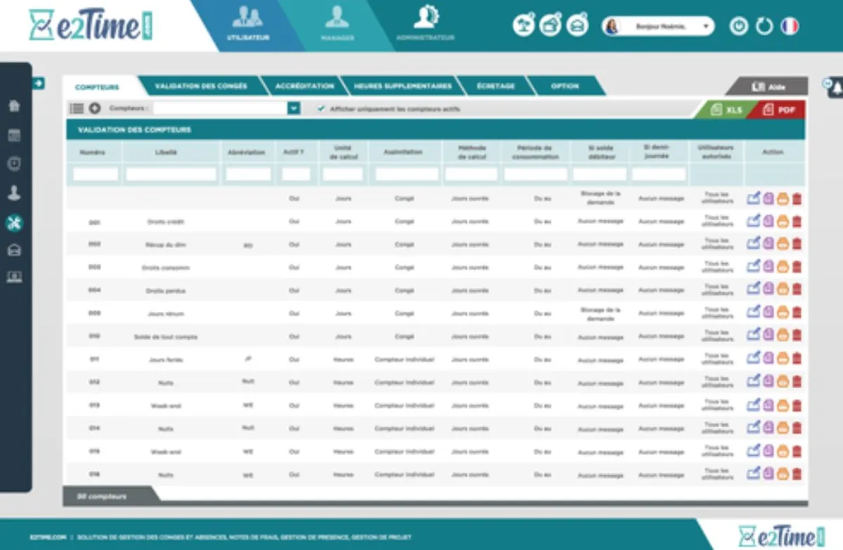 E2Time : test de l'interface de ce logiciel de gestion des temps et activités pour entreprise