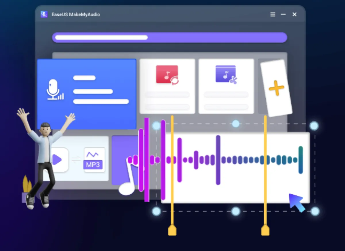 EaseUS MakeMyAudio : test de l'interface de ce logiciel d'enregistrement audio / vocal pour entreprise EaseUS MakeMyAudio : test de l'interface de ce logiciel d'enregistrement audio / vocal pour entreprise