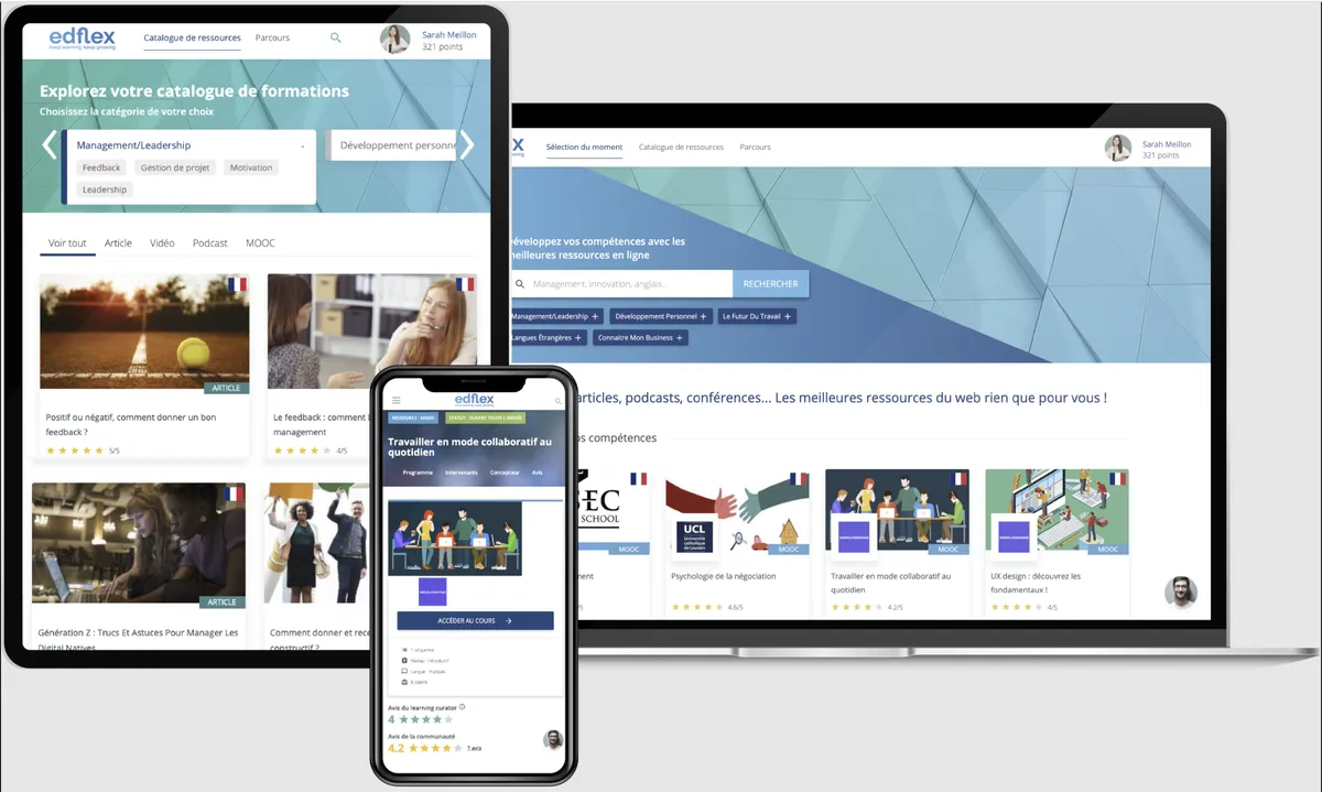 Edflex : test de l'interface de ce logiciel e-learning pour entreprise