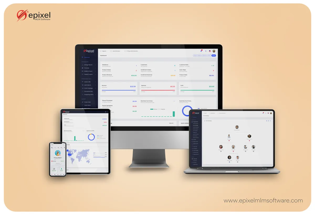 Epixel MLM : test de l'interface de ce logiciel MLM pour entreprise Epixel MLM : test de l'interface de ce logiciel MLM pour entreprise
