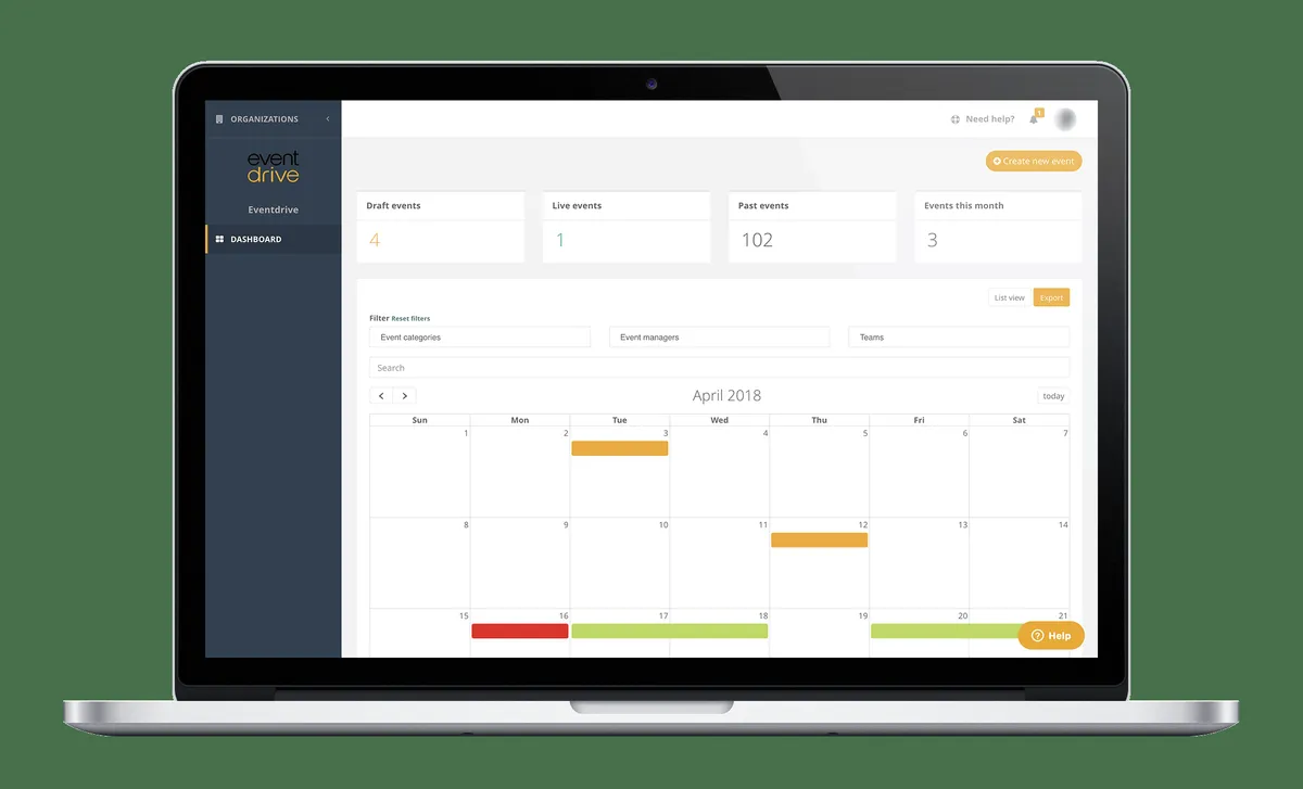 Eventdrive : test de l'interface de ce logiciel de gestion d'événements pour entreprise