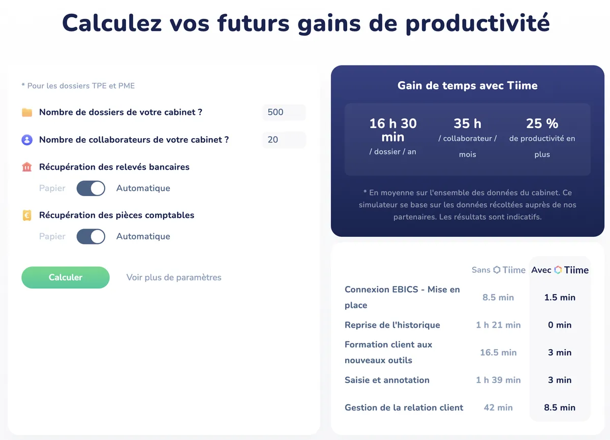 expert comptable simulateur gain productivite