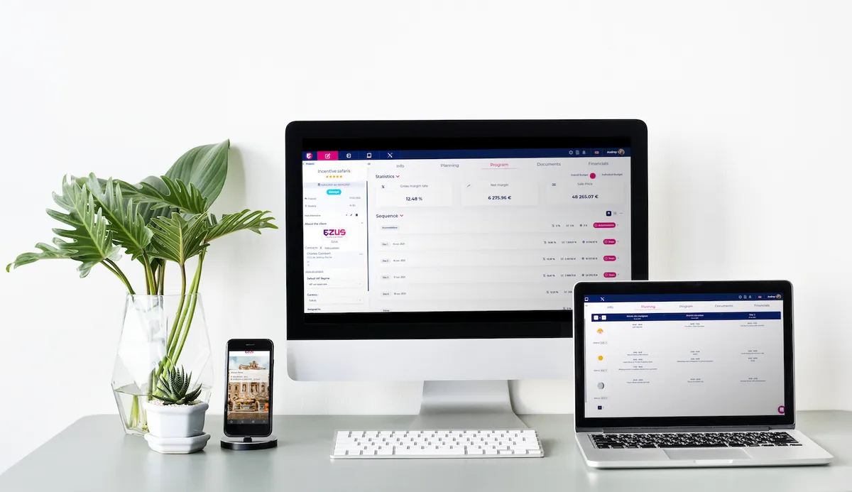 Ezus : test de l'interface de ce logiciel pour le tourisme pour entreprise