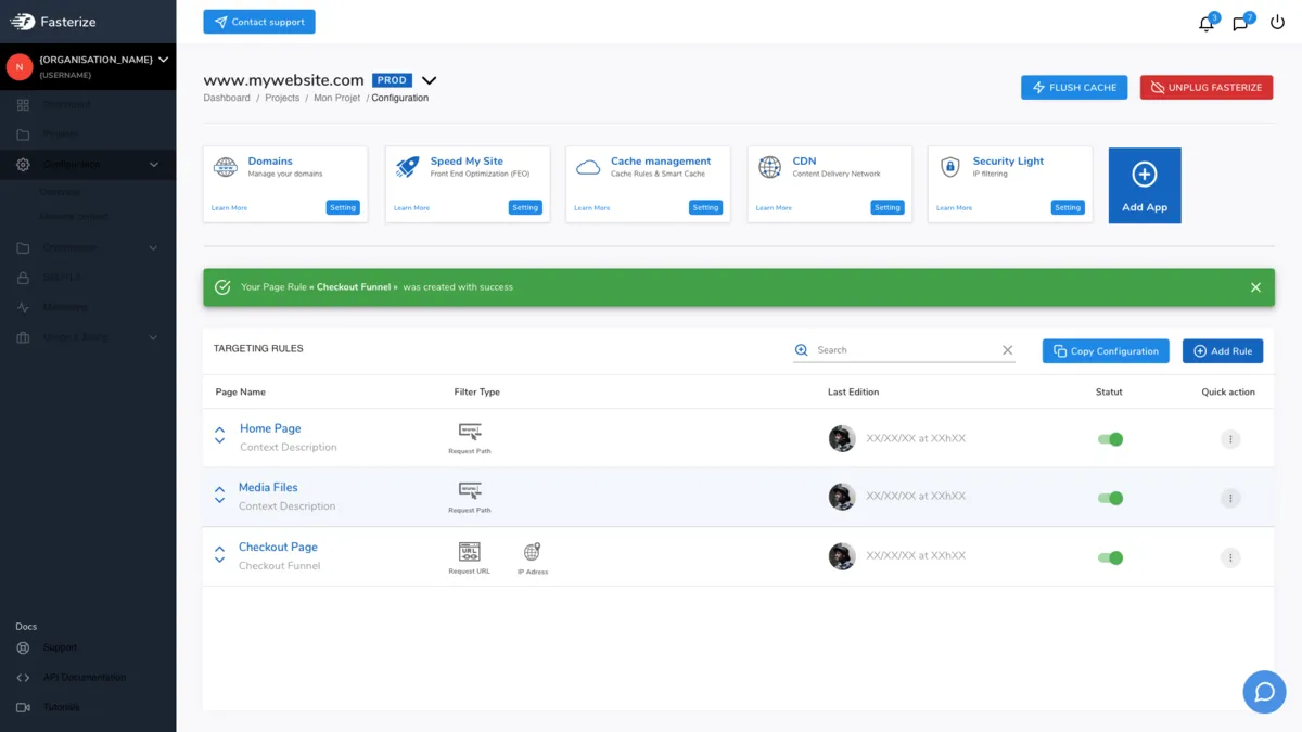 Fasterize : test de l'interface de ce logiciel d'optimisation de site web pour entreprise Fasterize : test de l'interface de ce logiciel d'optimisation de site web pour entreprise