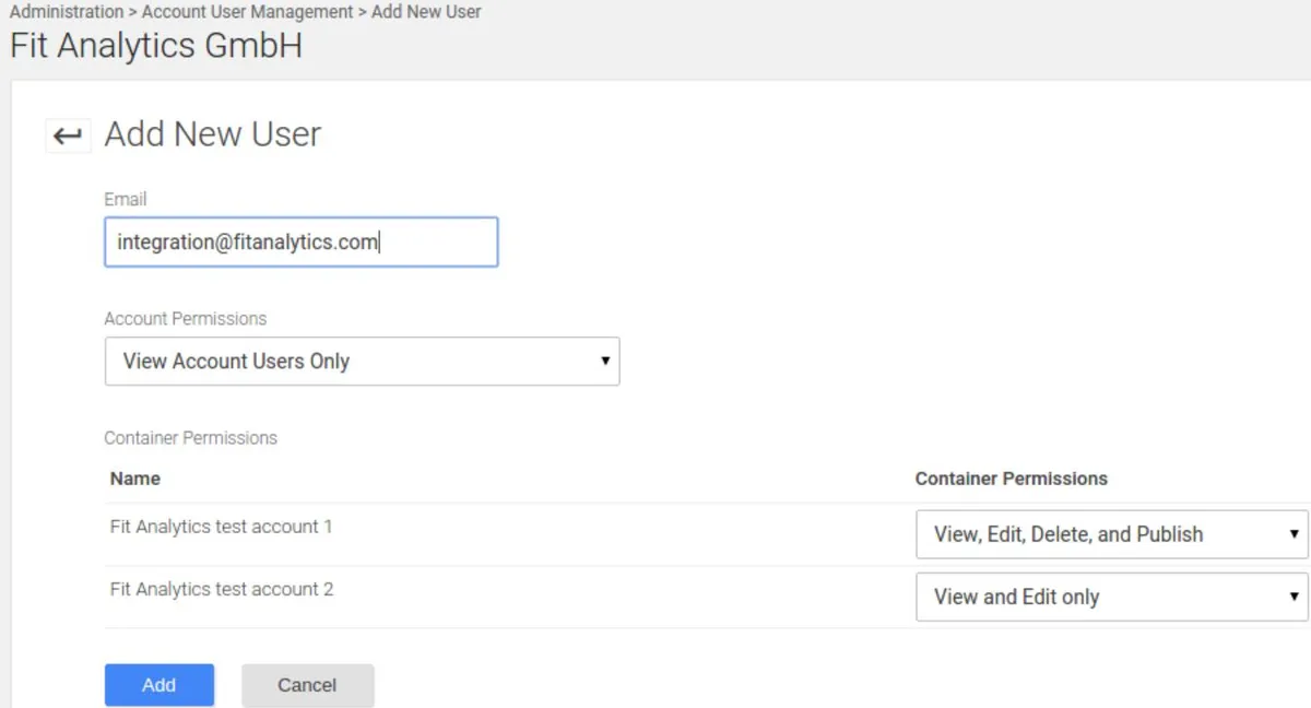 Fit Analytics : test de l'interface de ce logiciel pour commerce de vêtements pour entreprise Fit Analytics : test de l'interface de ce logiciel pour commerce de vêtements pour entreprise