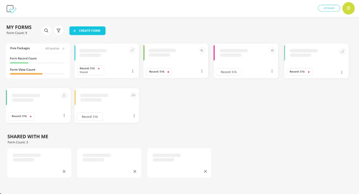 Forms.app : test de l'interface de ce logiciel de création de formulaires pour entreprise