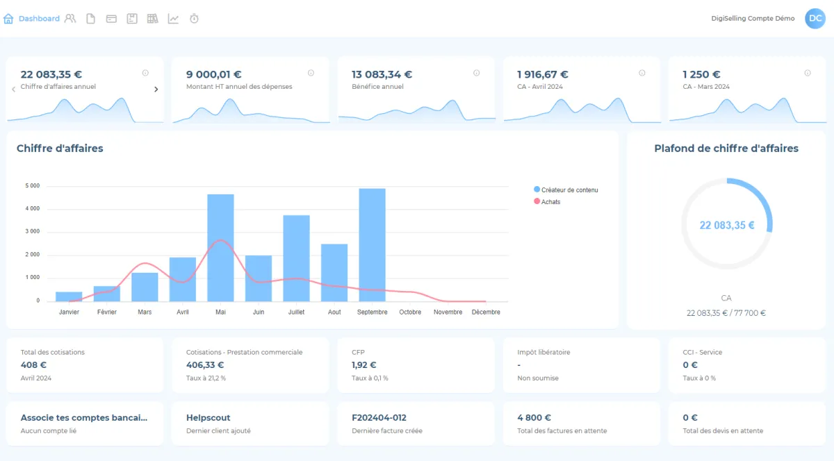 Freebe : test de l'interface de ce logiciel de facturation pour entreprise Freebe : test de l'interface de ce logiciel de facturation pour entreprise