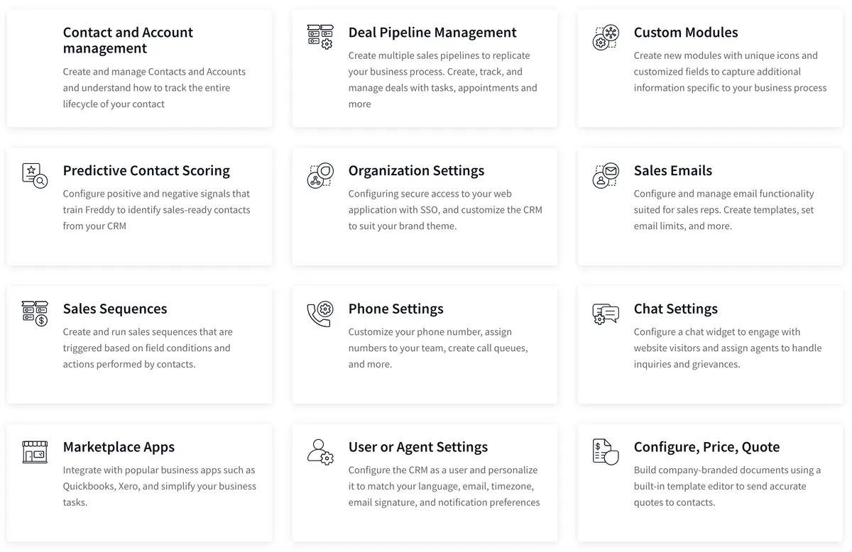 Freshsales : Avantages Freshsales : Avantages