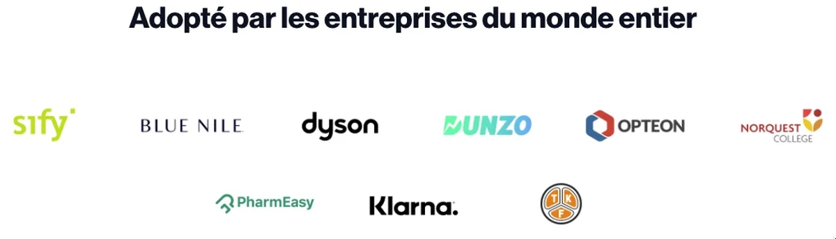 Freshsales : Références utilisateurs Freshsales : Références utilisateurs