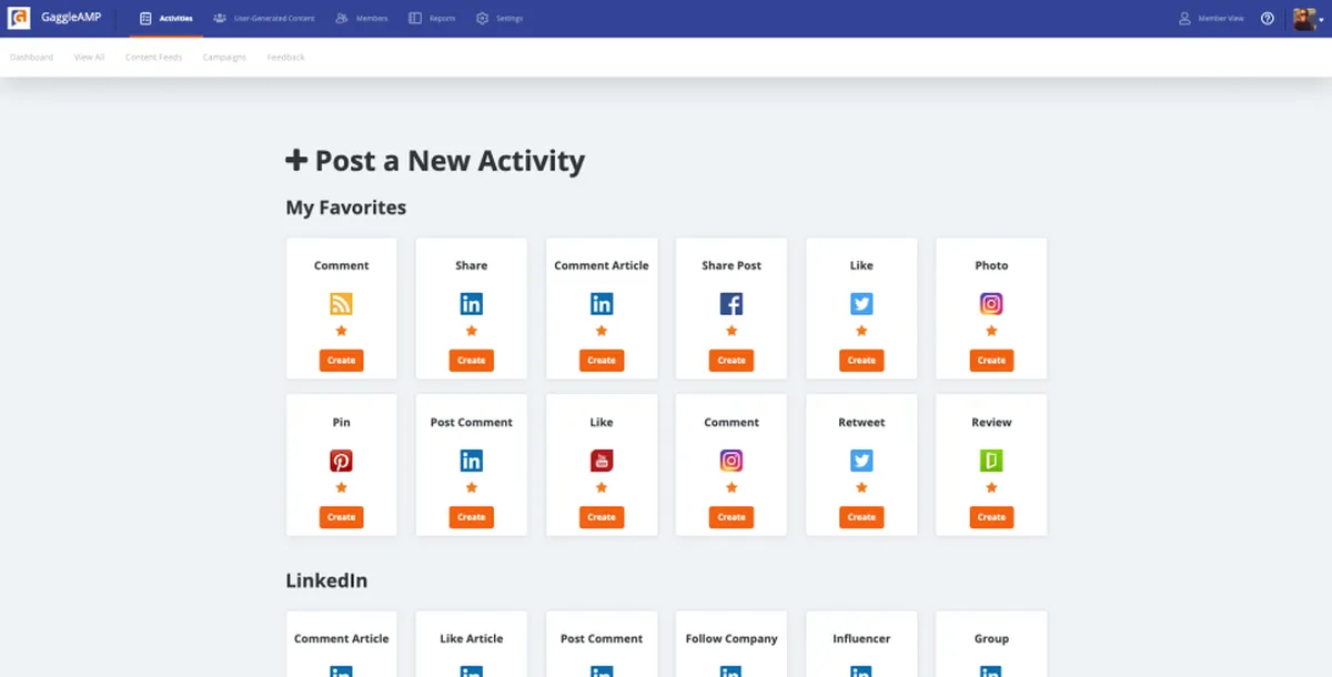 GaggleAMP : test de l'interface de ce logiciel de marketing RH pour entreprise GaggleAMP : test de l'interface de ce logiciel de marketing RH pour entreprise