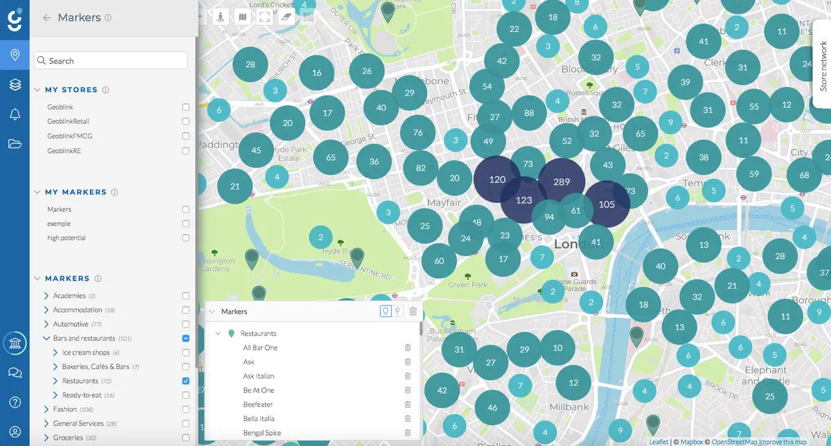 Geoblink : test de l'interface de ce logiciel de marketing local pour entreprise Geoblink : test de l'interface de ce logiciel de marketing local pour entreprise