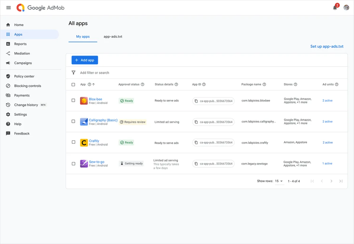 Google AdMob : test de l'interface de ce logiciel de marketing mobile pour entreprise Google AdMob : test de l'interface de ce logiciel de marketing mobile pour entreprise