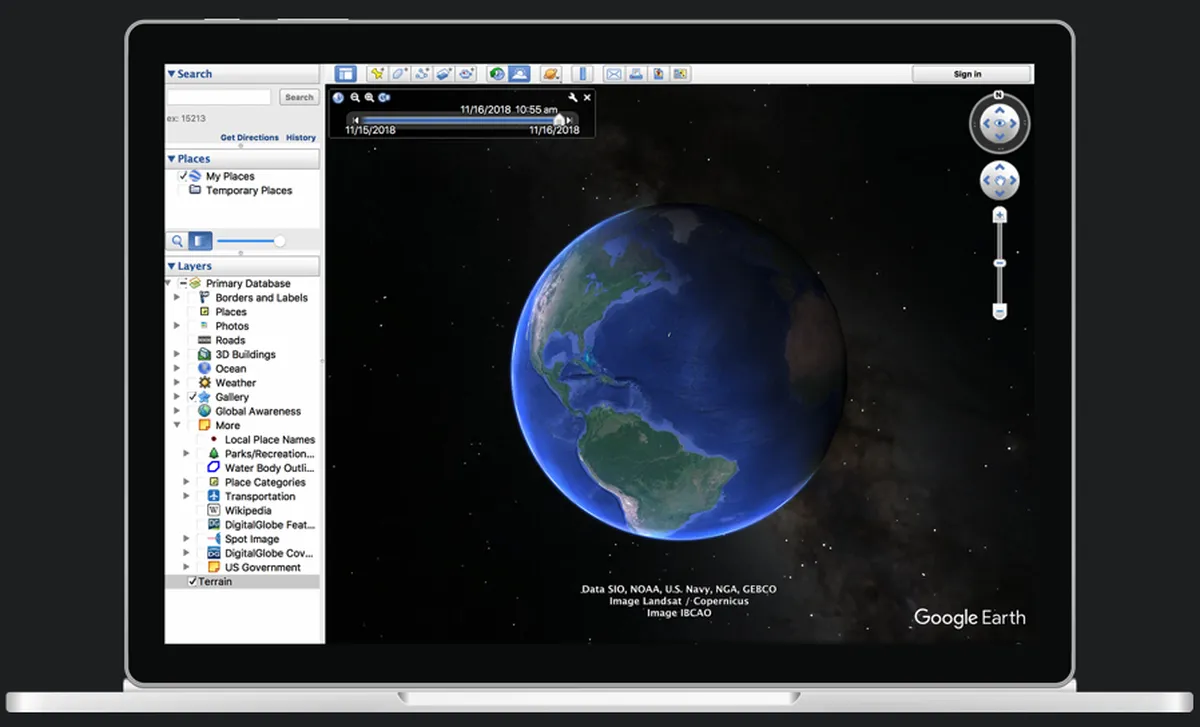 Google Earth Pro : test de l'interface de ce logiciel SIG pour entreprise Google Earth Pro : test de l'interface de ce logiciel SIG pour entreprise