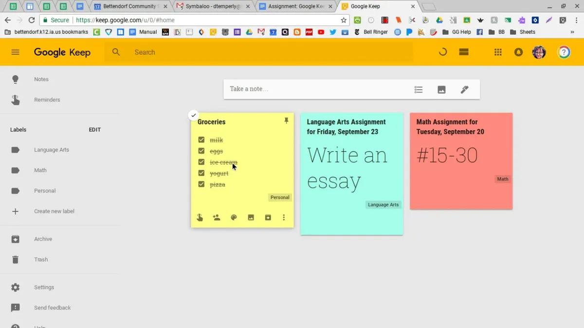 Google Keep : test de l'interface de ce logiciel de prise de notes pour entreprise