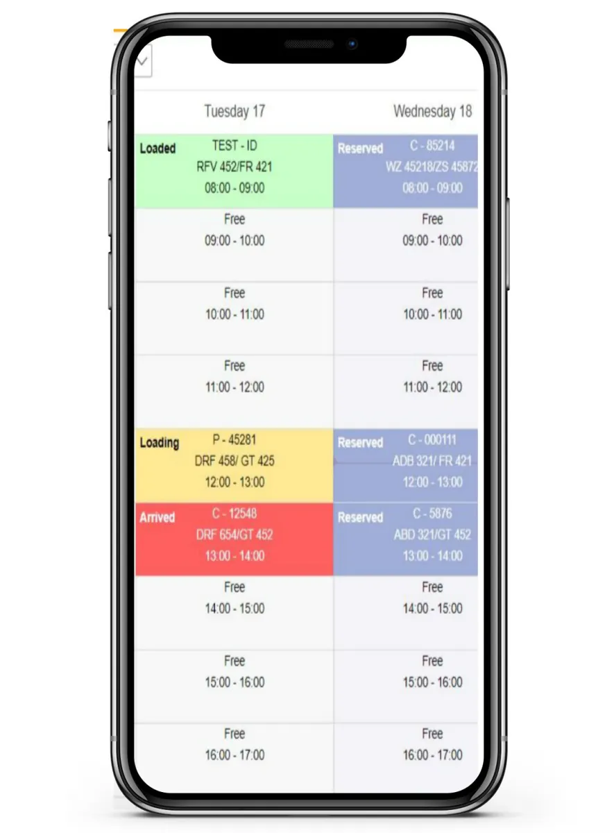 GoRamp : test de l'interface de ce logiciel de gestion des quais de chargement / cours d'entrepôt pour entreprise