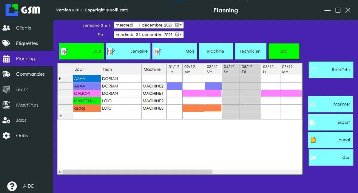 gsm capture ecran planning gsm capture ecran planning