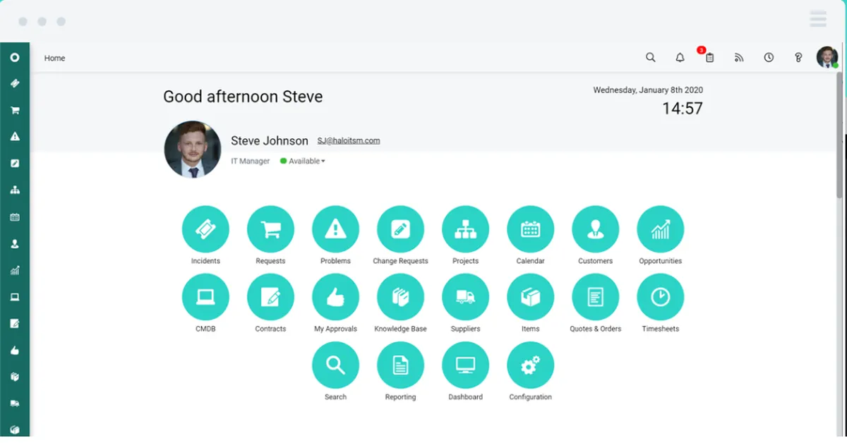 HaloITSM : test de l'interface de ce logiciel ITSM pour entreprise HaloITSM : test de l'interface de ce logiciel ITSM pour entreprise