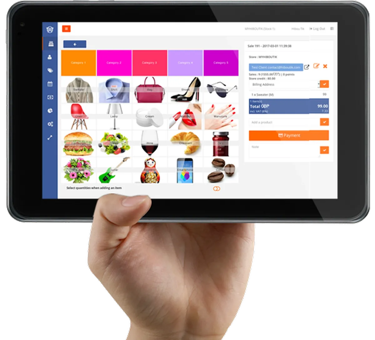 Hiboutik : test de l'interface de ce logiciel de caisse et point de vente pour entreprise Hiboutik : test de l'interface de ce logiciel de caisse et point de vente pour entreprise