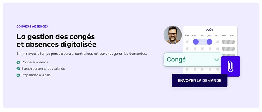 HiFiveWork - gestion congés & absences