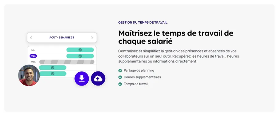 HiFiveWork - gestion du temps de travail