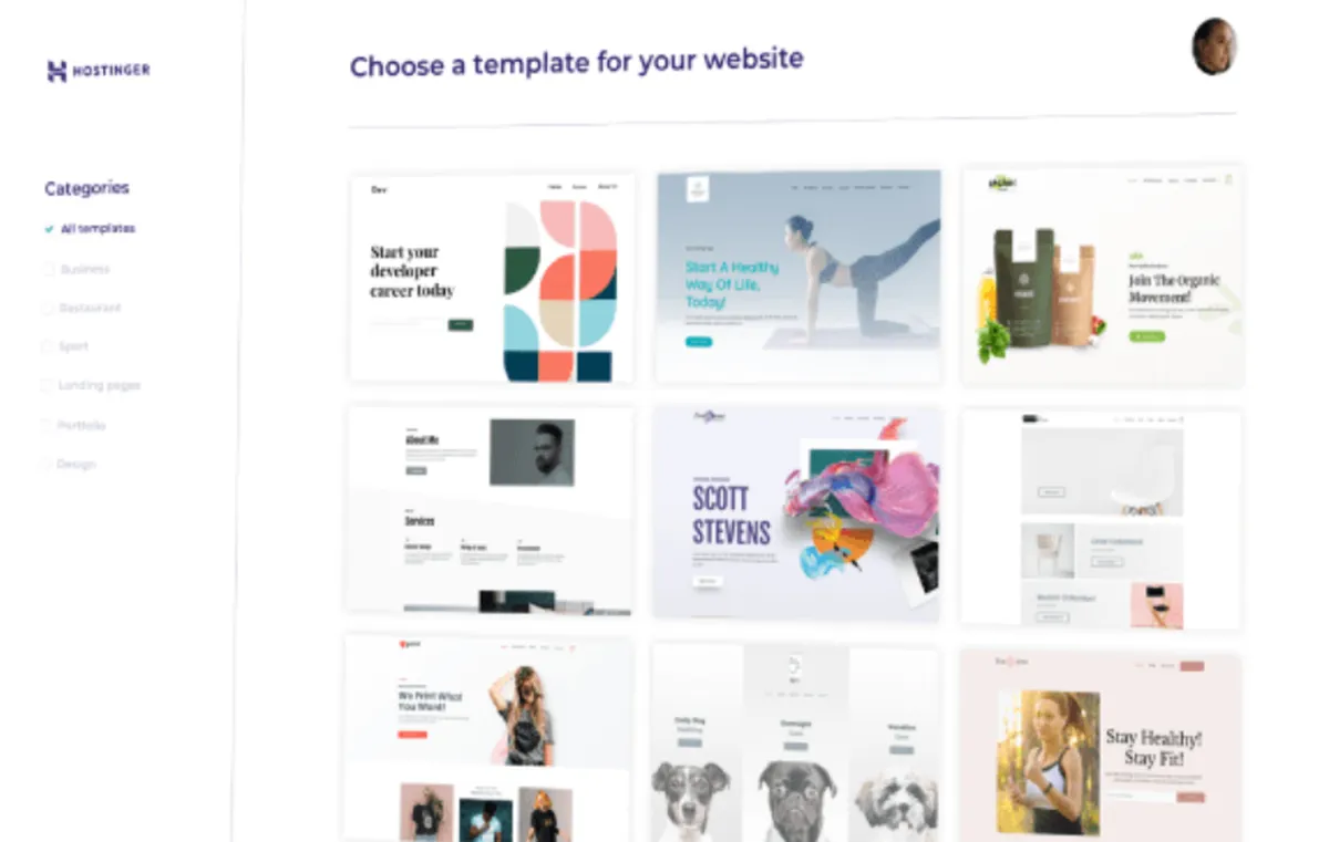 Hostinger : test de l'interface de ce hébergeur web / gestionnaire de domaines pour entreprise