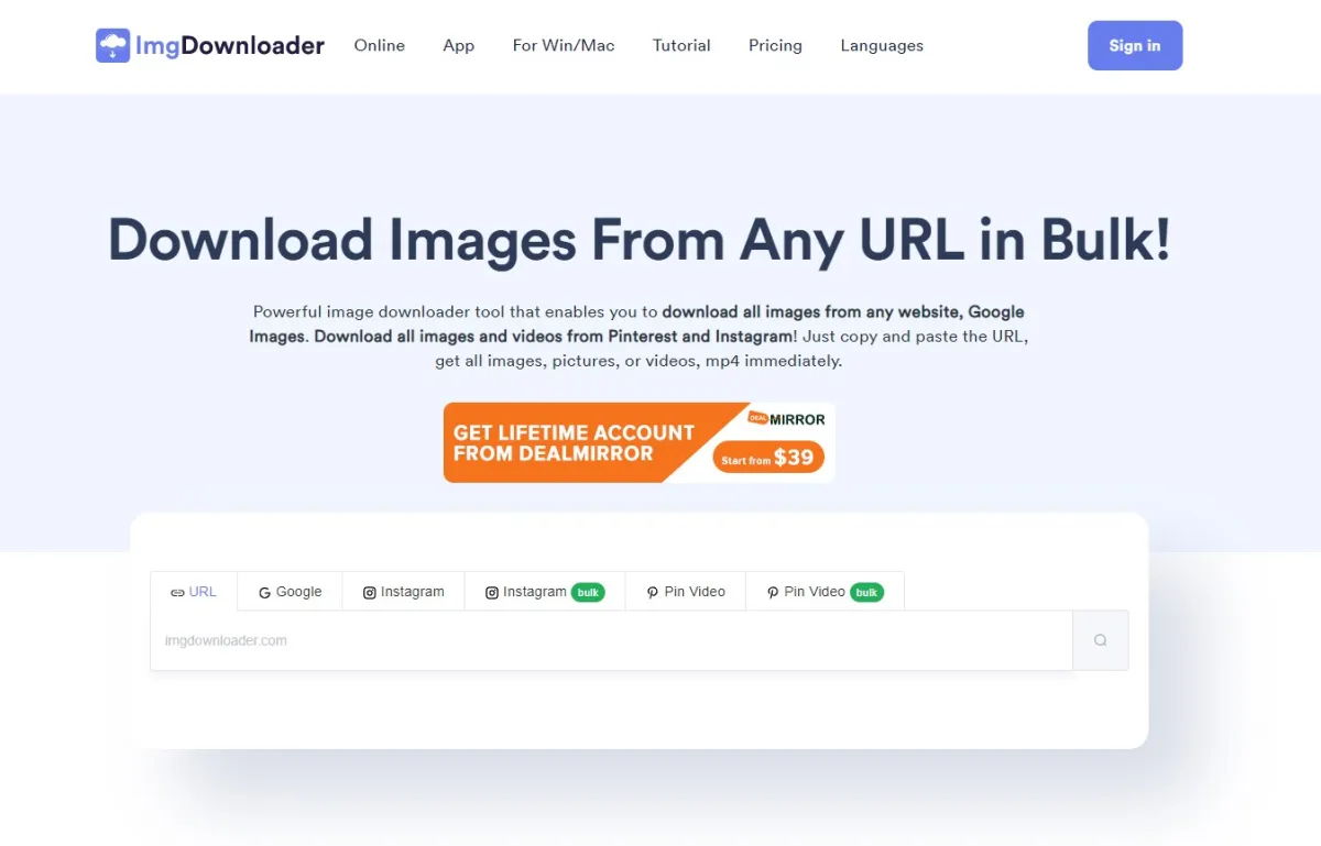 ImgDownloader : test de l'interface de ce logiciel de téléchargement pour entreprise ImgDownloader : test de l'interface de ce logiciel de téléchargement pour entreprise