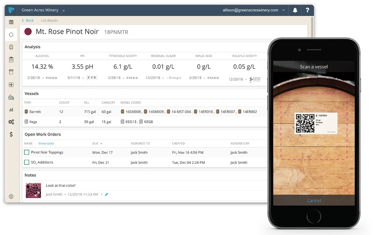 InnoVint : test de l'interface de ce logiciel pour commerce alimentaire pour entreprise InnoVint : test de l'interface de ce logiciel pour commerce alimentaire pour entreprise