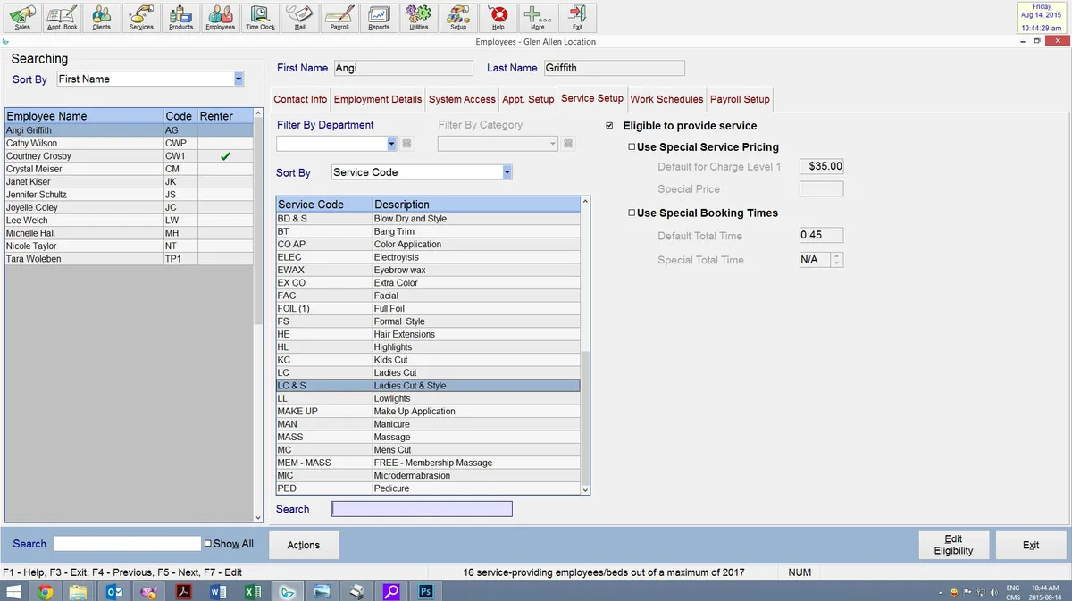 Salon Software : test de l'interface de ce logiciel pour salon de beauté / coiffeur / spa pour entreprise Salon Software : test de l'interface de ce logiciel pour salon de beauté / coiffeur / spa pour entreprise