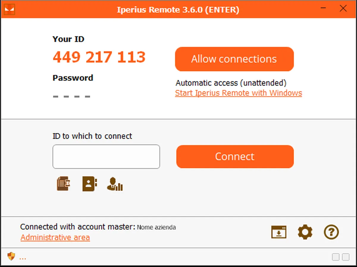 Iperius Remote : test de l'interface de ce logiciel de bureau à distance pour entreprise Iperius Remote : test de l'interface de ce logiciel de bureau à distance pour entreprise