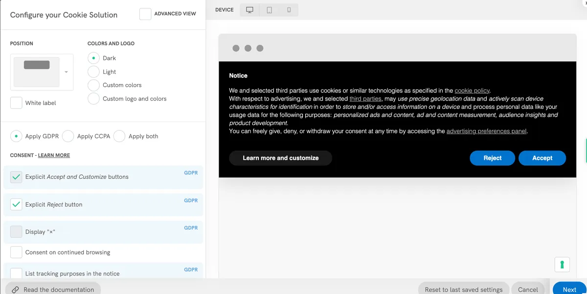 Iubenda : test de l'interface de ce logiciel RGPD pour entreprise Iubenda : test de l'interface de ce logiciel RGPD pour entreprise