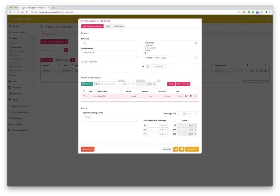 jeboostemaboite : interface jeboostemaboite : interface