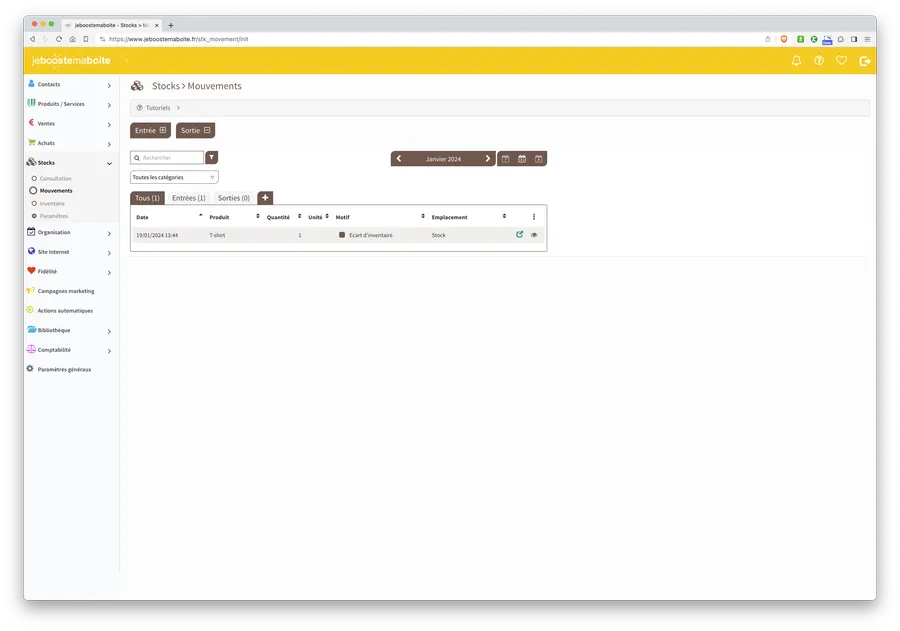 jeboostemaboite : interface jeboostemaboite : interface