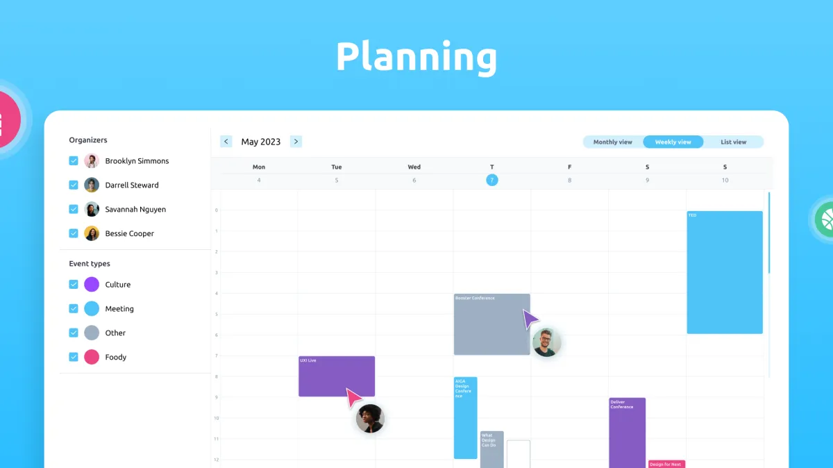Joynit : test de l'interface de ce logiciel de calendrier / agenda pour entreprise